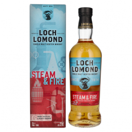 Loch Lomond STEAM & FIRE Single Malt Scotch Whisky 46% Vol. 0,7l dovanų dėžutėje