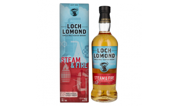 Loch Lomond STEAM & FIRE Single Malt Scotch Whisky 46% Vol. 0,7l dovanų dėžutėje