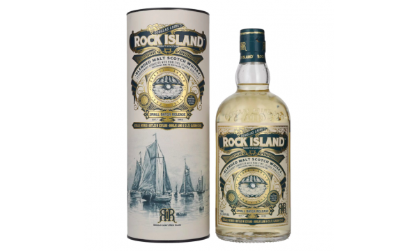 Douglas Laing ROCK ISLAND Blended Malt 46,8% Vol. 0,7l dovanų dėžutėje