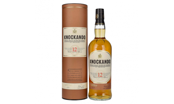 Knockando 12 Years Old Single Malt Scotch Whisky 43% Vol. 0,7l dovanų dėžutėje