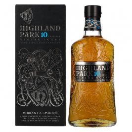 Highland Park 10 Years Old VIKING SCARS 40% Vol. 0,7l dovanų dėžutėje