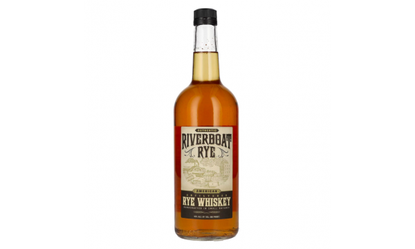 Riverboat Rye Spirit Unfiltered Whiskey 40% Vol. 1l