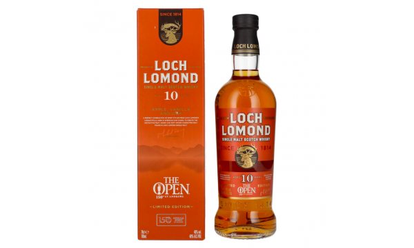 Loch Lomond 10 Years Old THE OPEN 150th St. Andrews Limited Edition 40% Vol. 0,7l dovanų dėžutėje