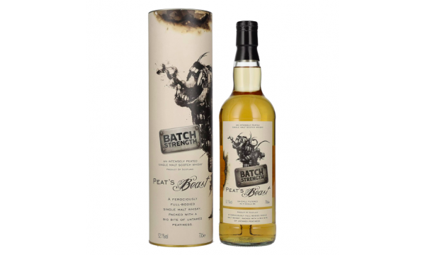 Peat's Beast Batch Strength 52,1% Vol. 0,7l dovanų dėžutėje