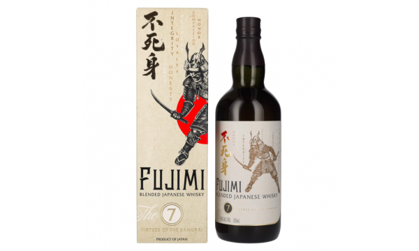 Fujimi The 7 Virtues Blended Japanese Whisky 40% Vol. 0,7l dovanų dėžutėje