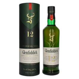 Glenfiddich 12 Years Old Single Malt Scotch Whisky 40% Vol. 0,7l dovanų dėžutėje