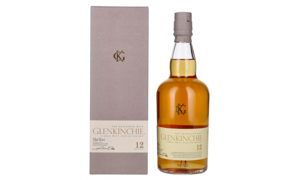 Glenkinchie 12 Years Old Single Malt Scotch Whisky 43% Vol. 0,7l dovanų dėžutėje