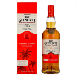 The Glenlivet Caribbean Reserve Single Malt Scotch Whisky 40% Vol. 0,7l dovanų dėžutėje