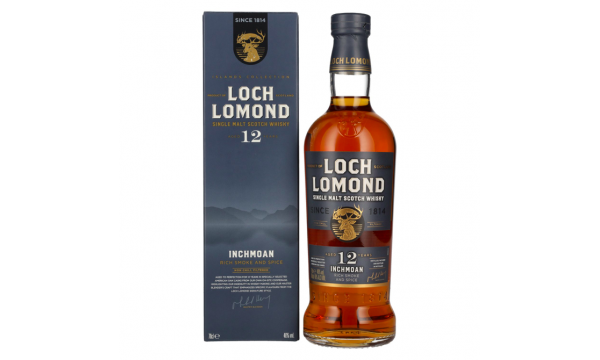 Loch Lomond Inchmoan 12 Years Old Single Malt Smoke & Spice 46% Vol. 0,7l dovanų dėžutėje