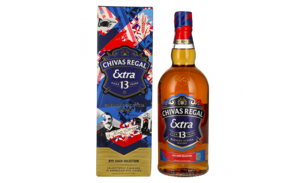 Chivas Regal EXTRA 13 Years Old AMERICAN RYE CASKS Finish 40% Vol. 1l dovanų dėžutėje