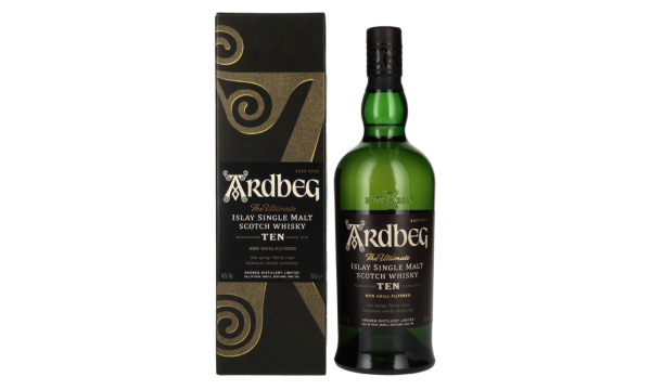 Ardbeg TEN Years Old Islay Single Malt 46% Vol. 0,7l dovanų dėžutėje