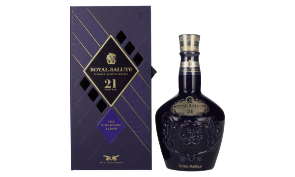 Royal Salute 21 Years Old THE SIGNATURE BLEND 40% Vol. 0,7l dovanų dėžutėje