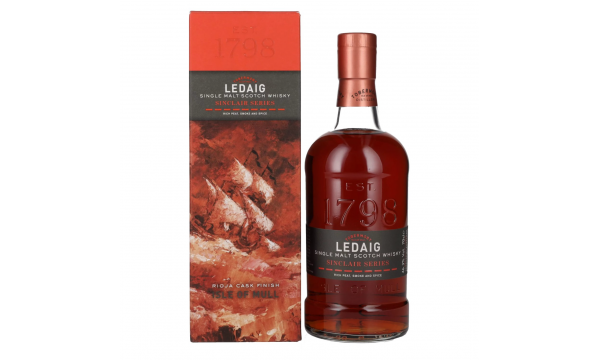 Ledaig SINCLAIR SERIES Rioja Cask Finish 46,3% Vol. 0,7l dovanų dėžutėje