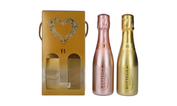 Bottega Glamour Set 11,3% Vol. 2x0,2l dovanų dėžutėje