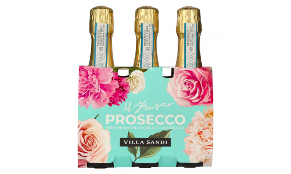 Villa Sandi Il Fresco Prosecco Treviso Brut (TRIO) DOC 11% Vol. 3x0,2l