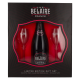 Luc Belaire Rare Rosé 12.5% Vol. 0.75l dovanų dėžutėje su 2 taurėmis 