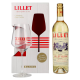 Lillet Blanc 17% Vol. 0,75l saldus, dovanų dėžutėje su taure, saldus