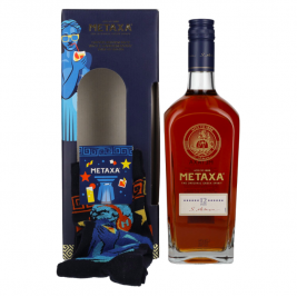 Metaxa 12 Stars 40% Vol. 0,7l dovanų dėžutėje su kojinėmis