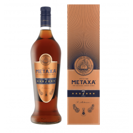 Metaxa 7 Stars 40% Vol. 1L dovanų dėžutėje