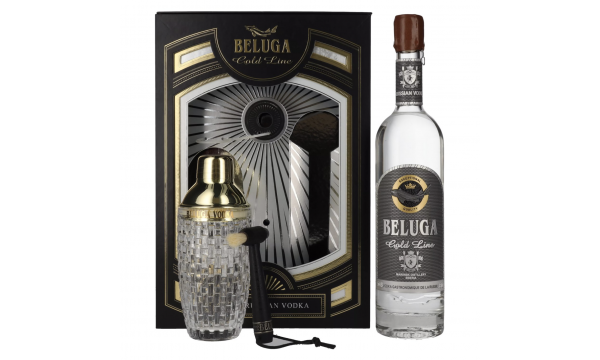 Beluga Gold Line Noble Russian Vodka 40% Vol. 0,7l dovanų dėžutėje