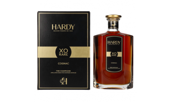 Hardy XO RARE Fine Champagne Cognac 40% Vol. 0,7l dovanų dėžutėje