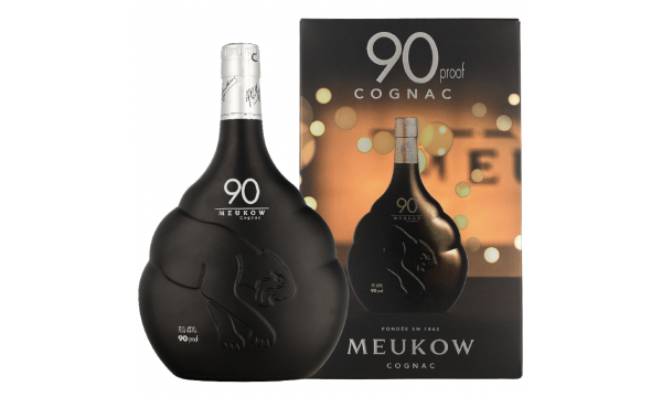 Meukow 90 Proof 45% Vol. 0.7L dovanų dėžutėje Meukow 90 Proof 45% Vol. 0.7L dovanų dėžutėje