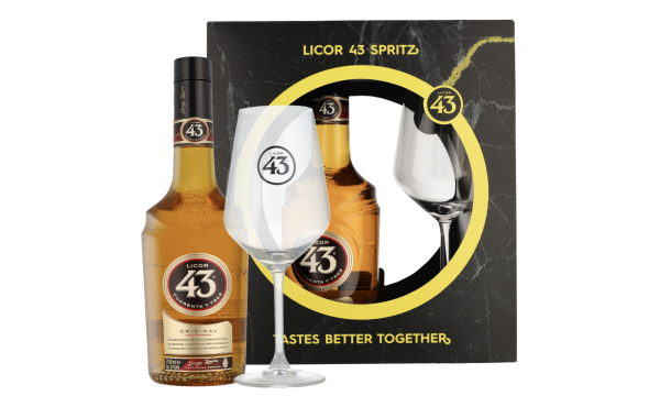 Licor 43 + 1 Glass 31% Vol. 0,7L dovanų dėžutėje