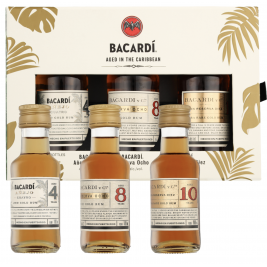Bacardi Discovery Pack 40% Vol. 3 * 0,1L dovanų dėžutėje