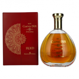 Ron Cueva 1501 Panama 8 Sistema Solera Rum 40% Vol. 0,7l dovanų dėžutėje