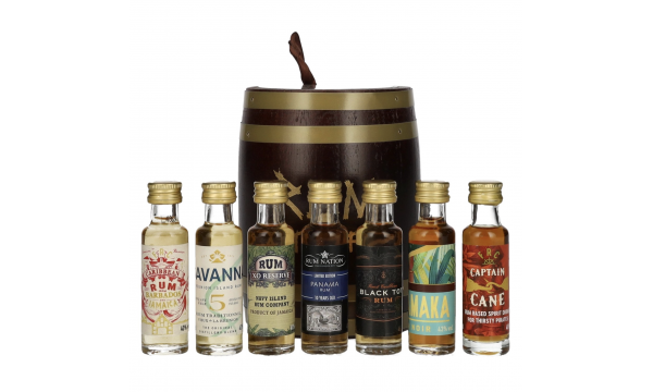 ICH LIEBE RUM Tasting Fass 41,7% Vol. 7x0,02l dovanų dėžutėje