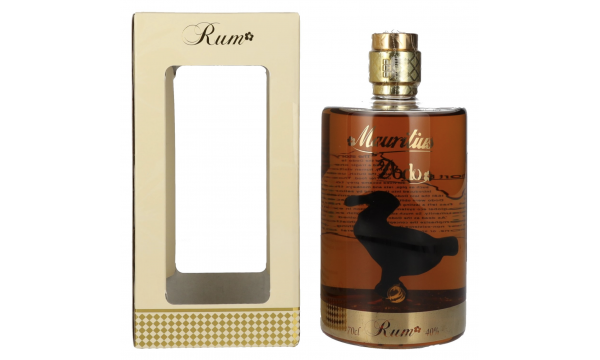 Mauritius Dodo Gold Rum 40% Vol. 0,7l dovanų dėžutėje