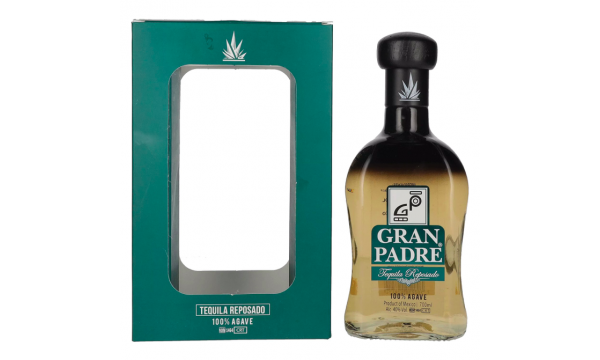 Gran Padre Tequila Reposado 100% Agave 40% Vol. 0,7l dovanų dėžutėje