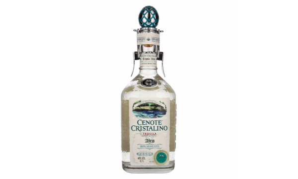 Cenote CRISTALINO Tequila Añejo 100% Agave Azul 40% Vol. 0,7l