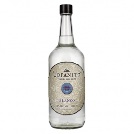 Topanito Blanco Tequila 100% Agave 40% Vol. 1l