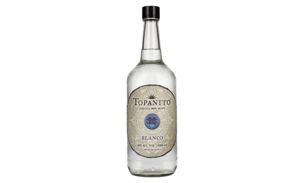 Topanito Blanco Tequila 100% Agave 40% Vol. 1l