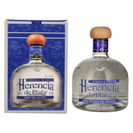 Herencia de Plata BLANCO Tequila 100% Puro De Agave 38% Vol. 0,7l dovanų dėžutėje