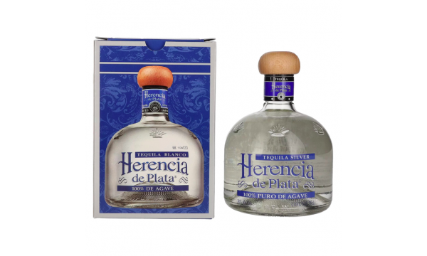 Herencia de Plata BLANCO Tequila 100% Puro De Agave 38% Vol. 0,7l dovanų dėžutėje