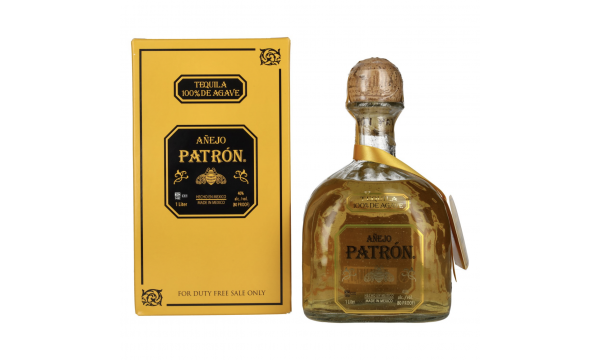 Patrón Tequila Añejo 40% Vol. 1l dovanų dėžutėje