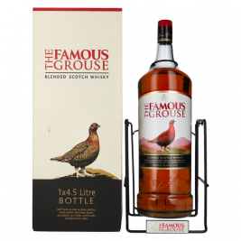 The Famous Grouse Blended Scotch Whisky 40% Vol. 4,5l dovanų dėžutėje su supynėmis