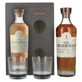 The Irishman THE HARVEST Single Malt Irish Whiskey 40% Vol. 0,7l dovanų dėžutėje su 2 taurėmis