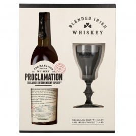 Proclamation Blended Irish Whiskey 40,7% Vol. 0,7l dovanų dėžutėje su stikline