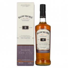 Bowmore 9 Years Old Islay Single Malt Scotch Whiskey 40% Vol. 0,7l dovanų dėžutėje