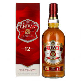 Chivas Regal 12 Years Old Blended Scotch Whisky 40% Vol. 1l dovanų dėžutėje