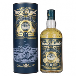 Douglas Laing ROCK ISLAND 10 Years Old Blended Malt 46% Vol. 0,7l dovanų dėžutėje