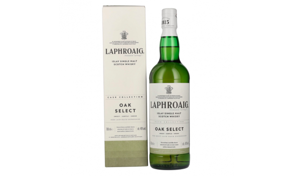 Laphroaig OAK SELECT Islay Single Malt Scotch Whisky 40% Vol. 0,7l dovanų dėžutėje