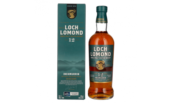 Loch Lomond Inchmurrin 12 Years Old 46% Vol. 0,7l dovanų dėžutėje