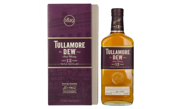 Tullamore D.E.W. 12 Years Old Irish Whiskey Special Reserve 40% Vol. 0,7l dovanų dėžutėje