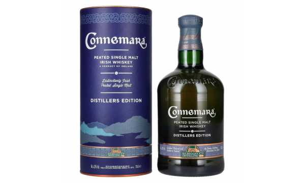 Connemara DISTILLERS EDITION Peated Single Malt Irish Whiskey 43% Vol. 0,7l dovanų dėžutėje