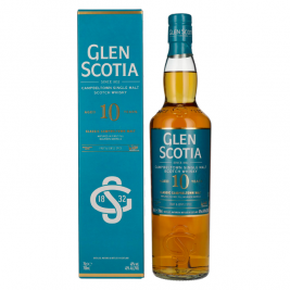 Glen Scotia 10 Years Old Classic Campbeltown Malt 40% Vol. 0,7l dovanų dėžutėje