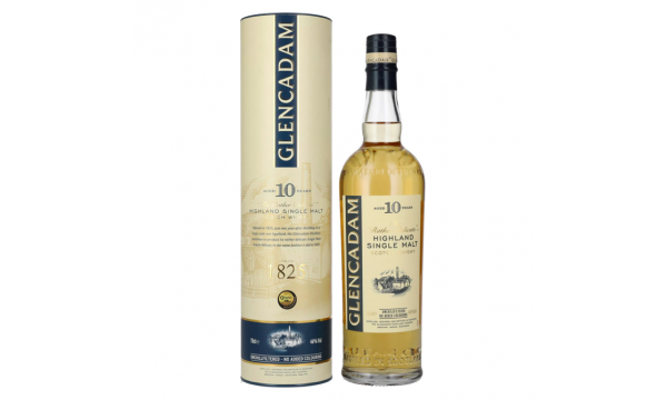 Glencadam 10 Years Old Highland Single Malt Scotch Whisky 46% Vol. 0,7l dovanų dėžutėje